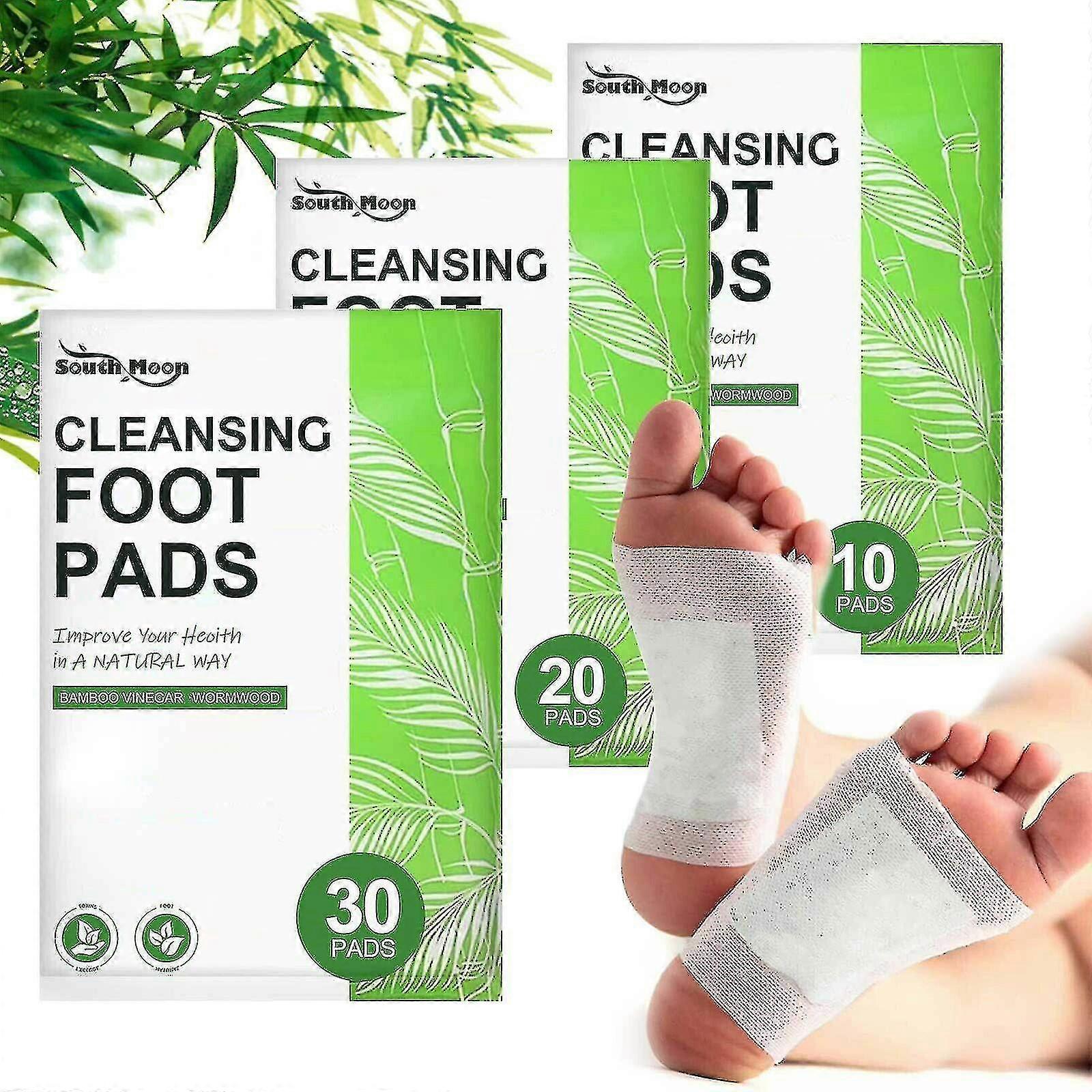 30pcs Detox Foot Pads Patch Detoxify Toxins Relief Deep Cleansing Herbal Pad
