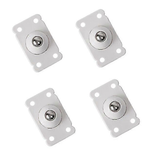 4pcs selbstklebende Universalräder Rollen 360 Grad drehbare Kugelscheibe Mini Lenkrollen Räder für Möbel