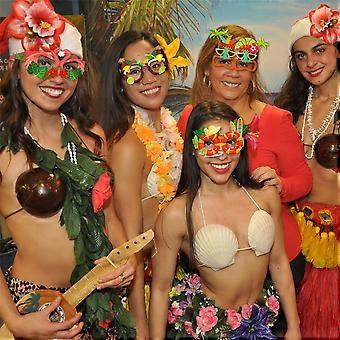 Luau Hawaiian Party Sunglasses Funny Hawaiian Glasses Tropical Fancy Dress  Props Fun Summer Kids Party Favors Beach Party Favors