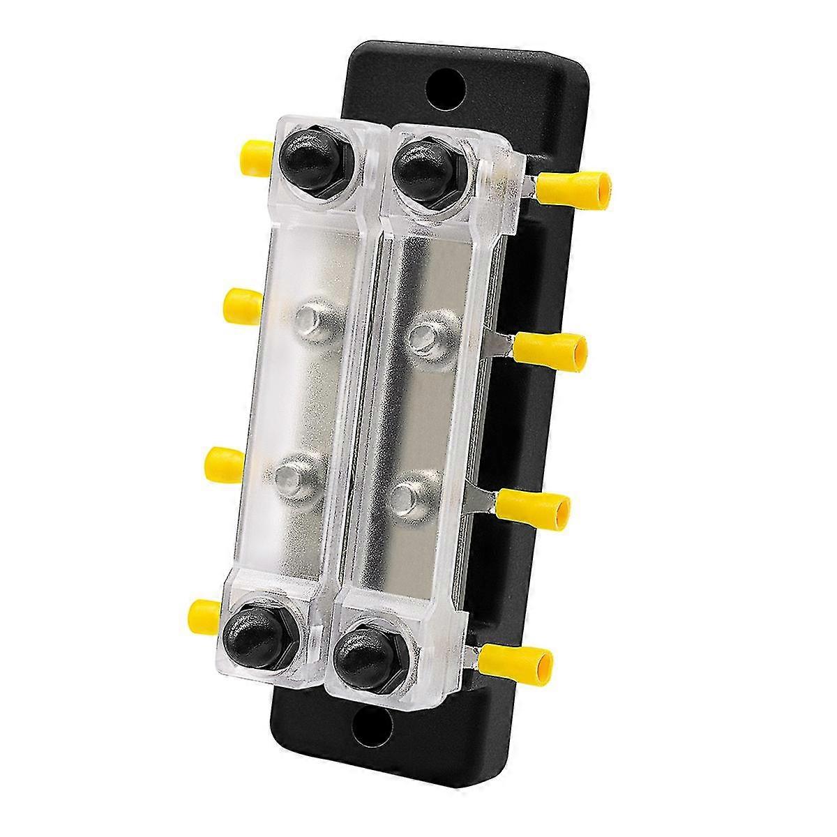 2 Way Dual Row Terminal 150a Bus Bar Block Ground Distribution With Terminal For Auto Marine Car Tr