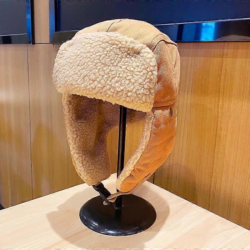 Chapeau d’hiver chapeaux d’hiver avec oreillettes trappeur chapeau bonnet polaire doublé chapeaux chauds