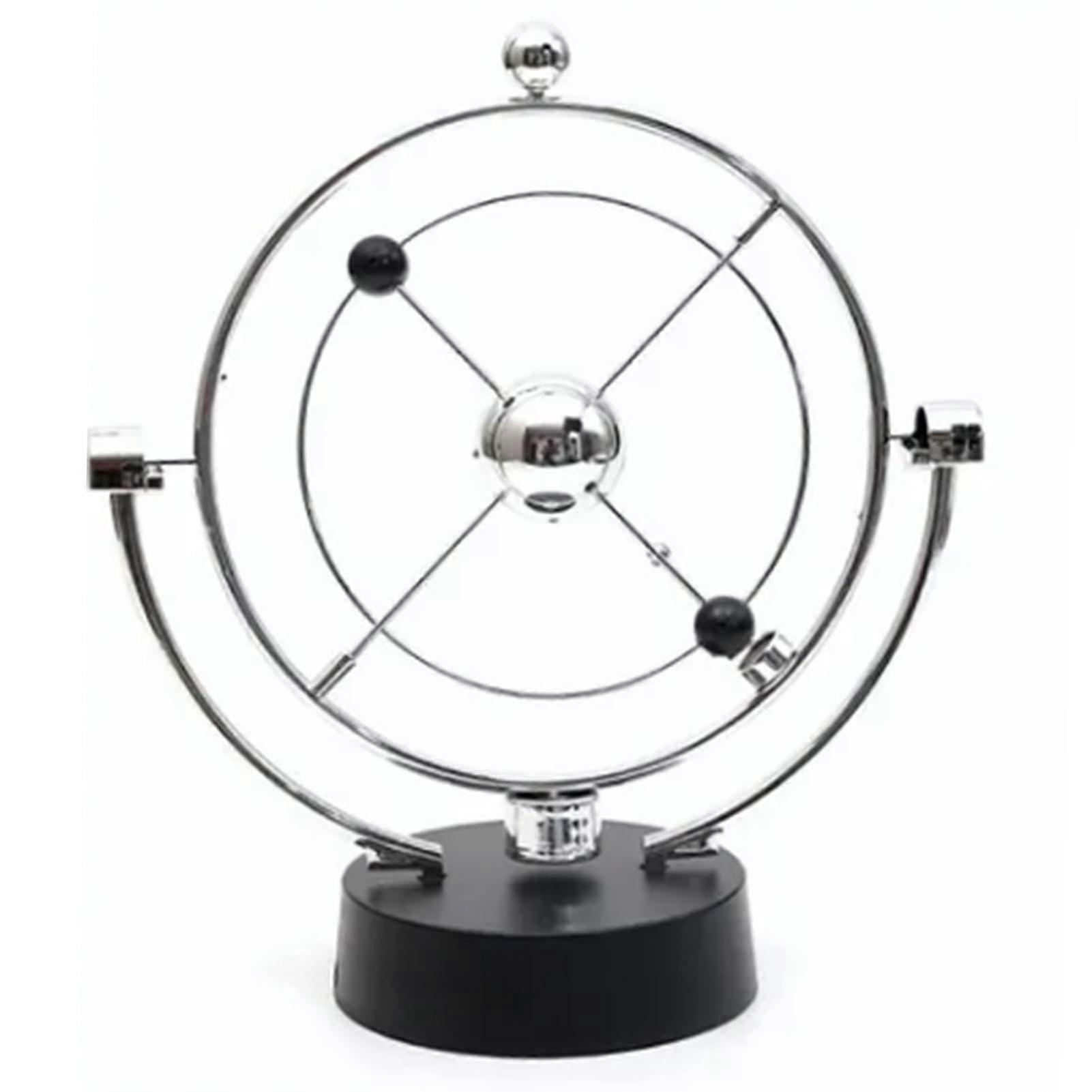 プラネットオービットパーペチュアルモーションメータークラシック磁気装飾スイングバランスボールオフィスデスク用
