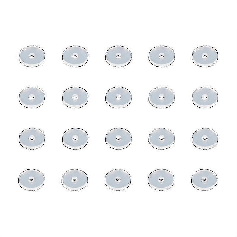 פירסינג ריפוי דיסקים סיליקון דיסקים שקופים לתיקון העגילים