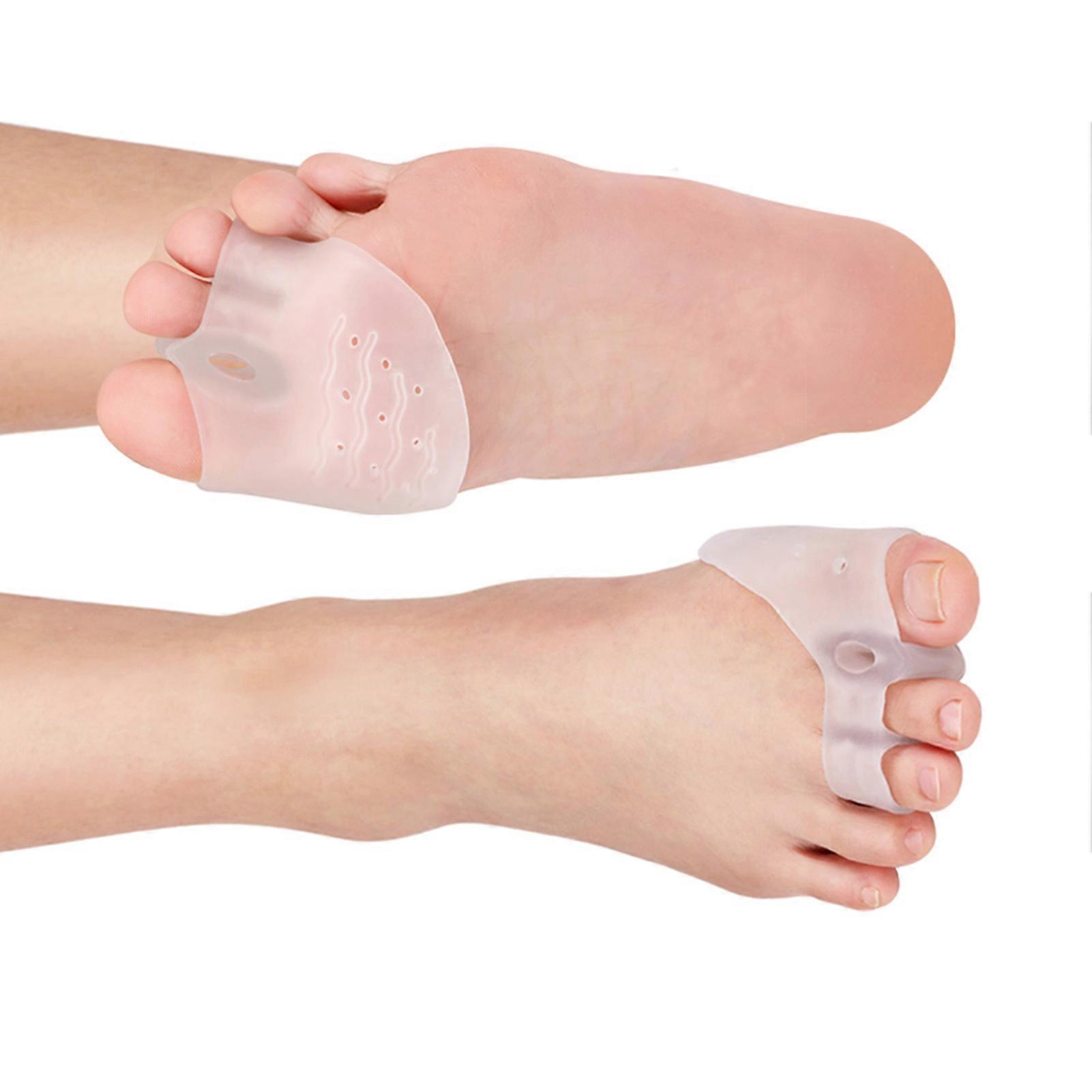 DOACT silicone Three toe separation pad 1 double silicone five toe separation pad 1 pair