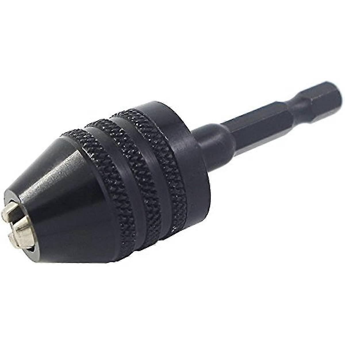 03-8mm Keyless Drill Chuck Conversion Tool 14 Inch Hex Shank Quick Change Adapter Converter