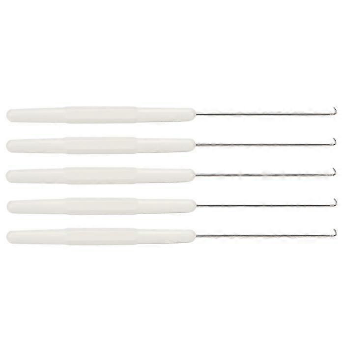 Knitting Machine Crochet Hooks 5 Pieces with Silver Reed Handle SRP50 SRP60 SRP60N