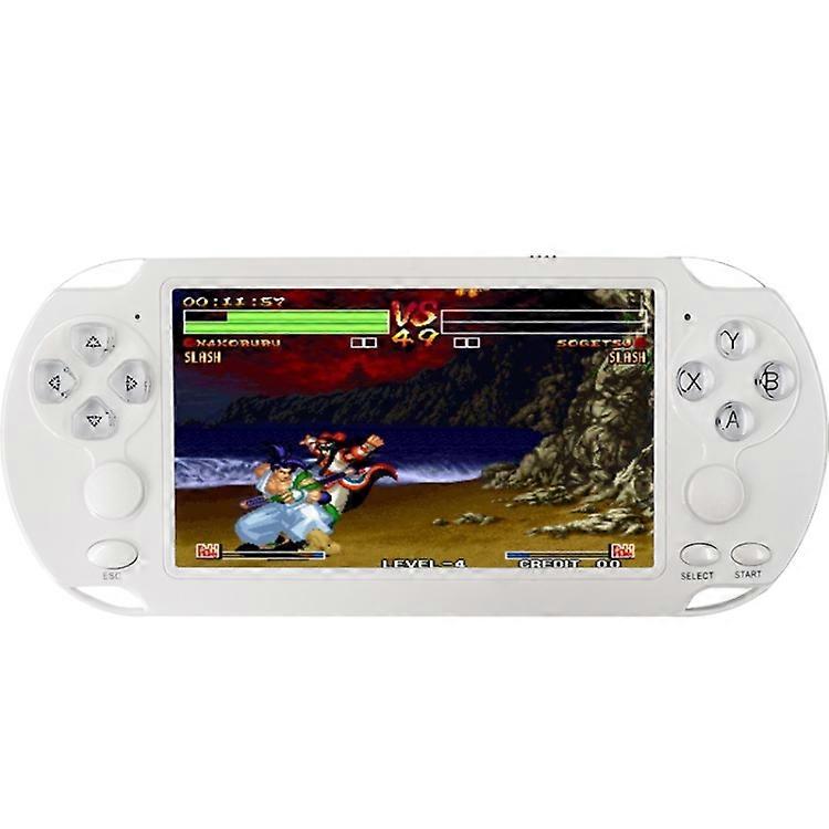 X9 5.1 inch Screen 128-bit Arcade Retro Handheld Game Console with 8G Memory(Blue)