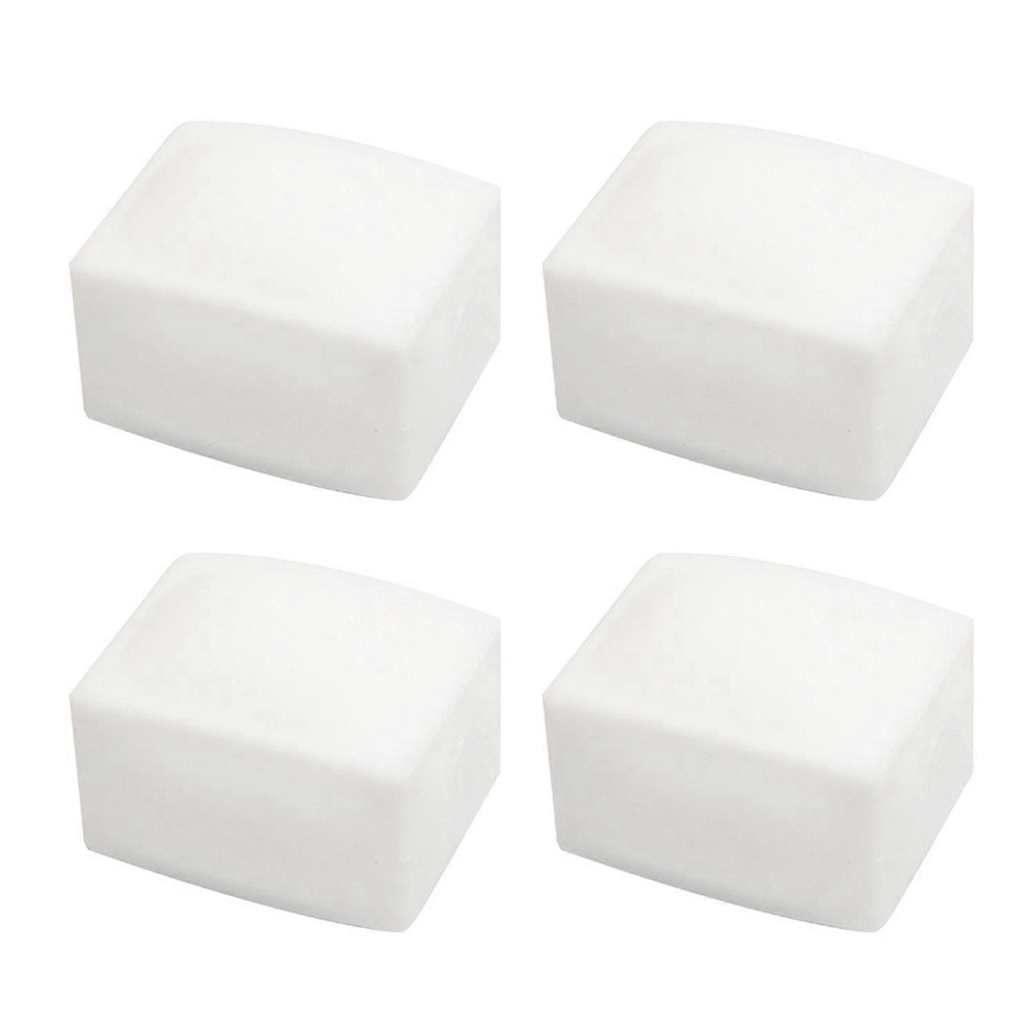 1/4Pcs Tofu Squeeze Toy TPR Slow Rebound Stress Relief Stretch White Dough Ball Squishes Sensory