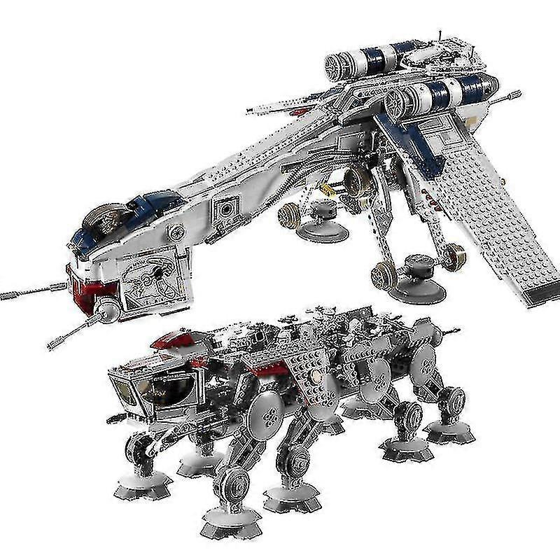 1788pcs 星际大战 At-ot Walker 共和国运输船 星际战斗机太空 W []