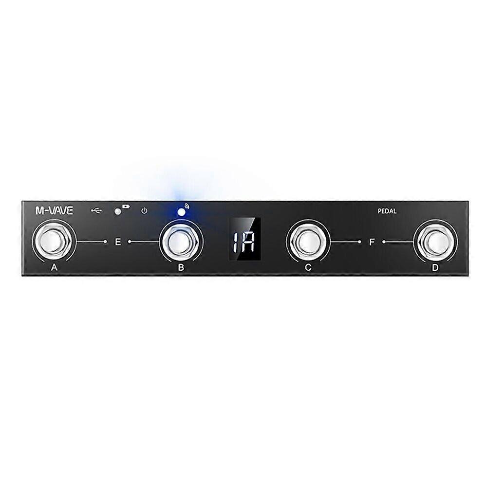 Commutateur au pied MIDI MVAVE Chocolate compact et portable Durée de vie prolongée de la batterie