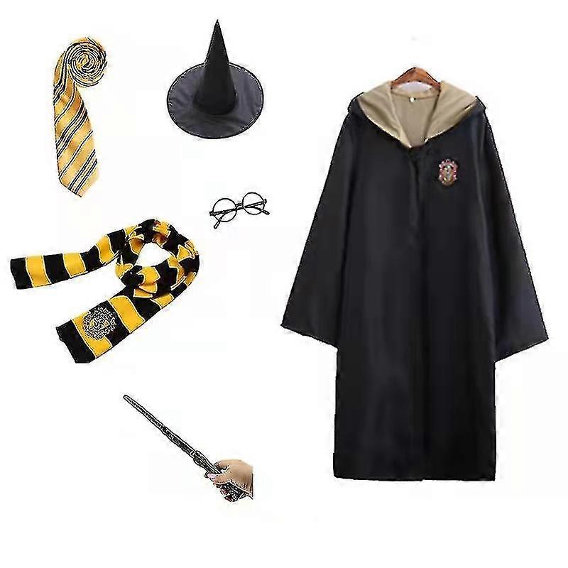 Harry Potter 6ks Set Magic Wizard Cosplay Fancy šaty Cape Cloak Costu G