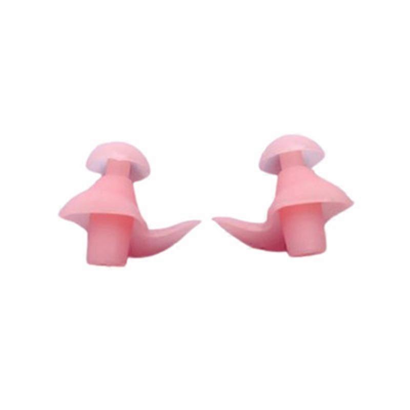 Professional Silicone Ear Plug for Swimmer Swimming Earplug Comfortable Waterproof Reusable for Snorkeling Showering