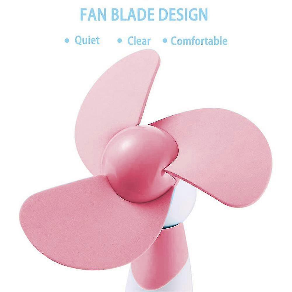 Mini Handheld Fan-Soft Foam Blade-  Drive (Without  )