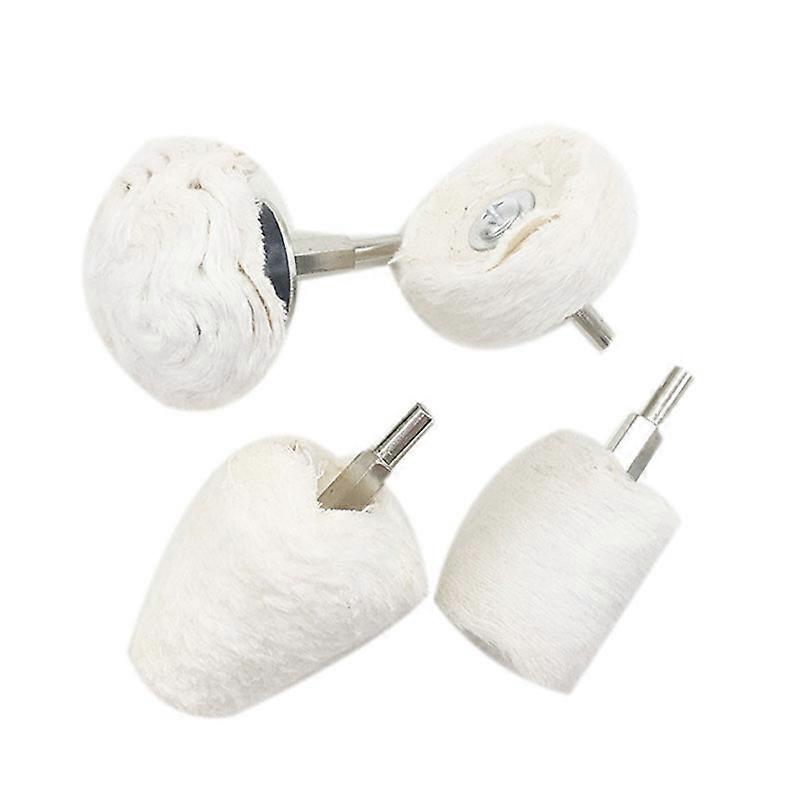 4PCS Buffing Pad Polishing Mop Wheel Drill Buffer Polish Drill Kit Polisher