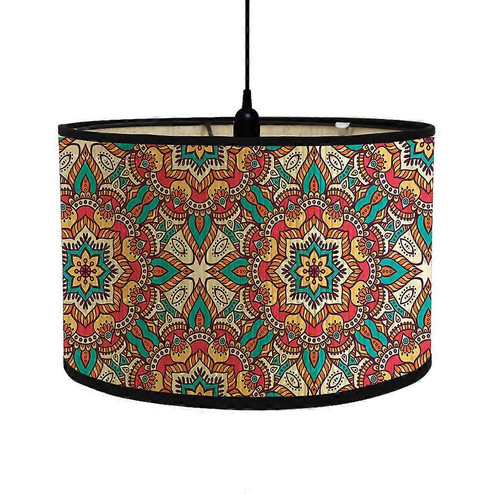 William Morris Lampshade Handmade In Strawberry Thief Minor Red Fabric