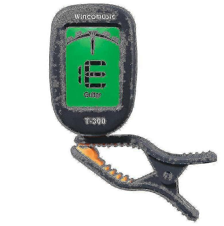 Portable Tuner For Guitar And Banjo, With 360 Rotation Lcd Display
