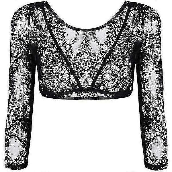 Ärmar Blommig spets Solsjalärmar