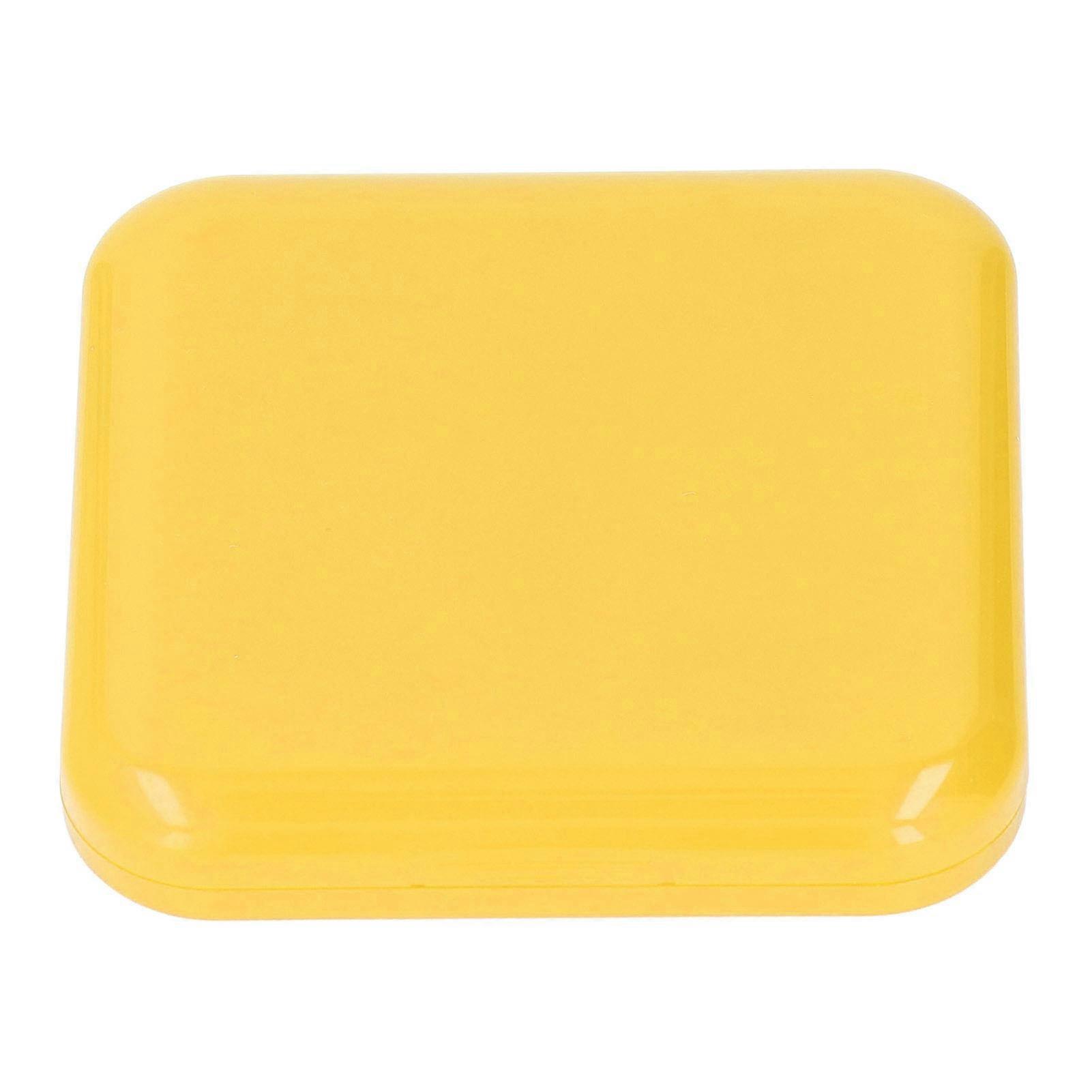 12 in 1 Game Card Case for Switch 12 Cartridge Slots Silicon Game Card Holder Storage Case for Storage Card SDHC Memory Card Yellow
