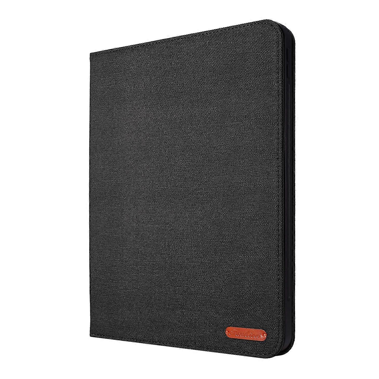 Tablet Case For iPad Air 11 2024 Fabric Leather Tablet Case(Black)