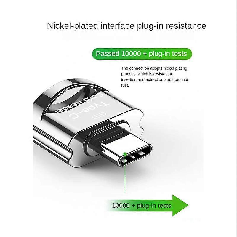 TF Card Reader TF Card TO Type-C Card Reader OTG Adapter Memory Card To USB C High Speed for Mobile Phones Laptop A