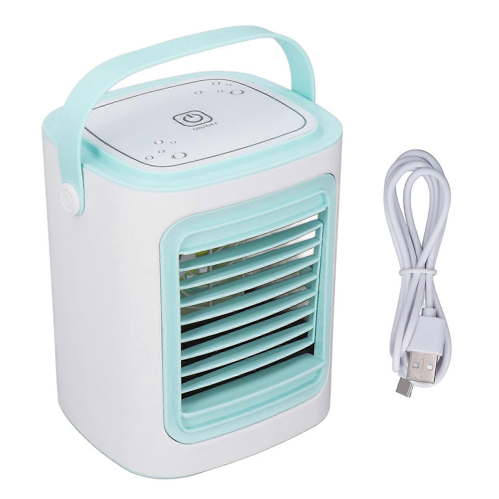 Ventola USB per aria condizionata da tavolo 3 marce di controllo della velocità per uso domestico Mini piccolo dispositivo di raffreddamento per studenti