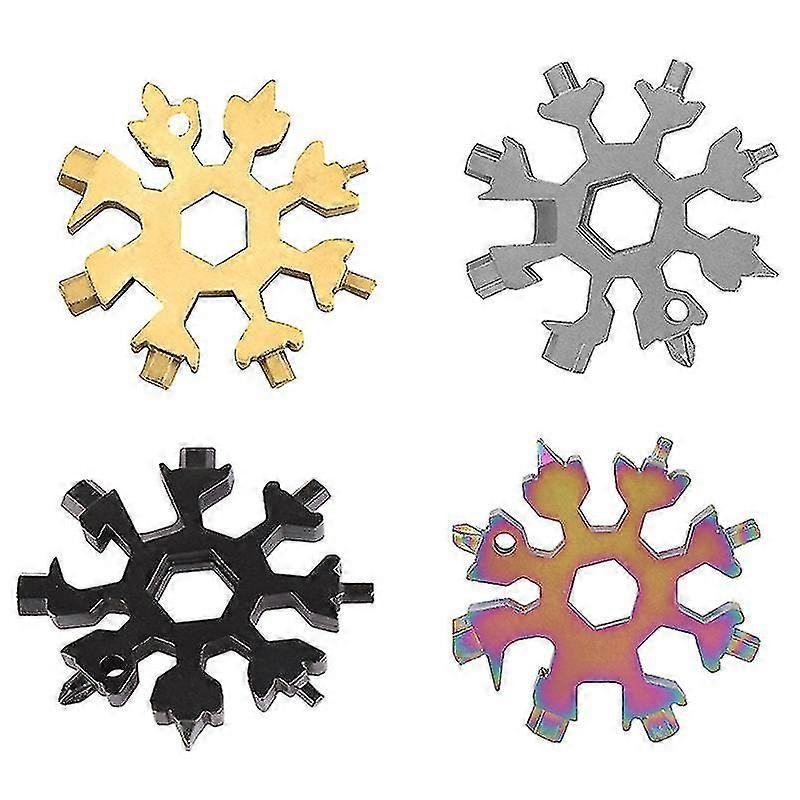 Snowflake Multifunctional Tool Wrench Tool Stainless Steel Octagonal Durable Portable For