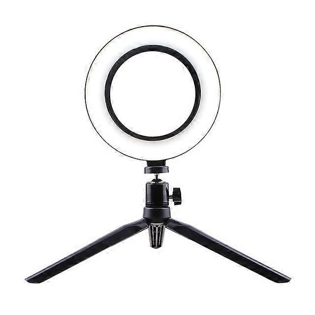 26cm Photography Table LED Light Tripod Ring Lamp Youtube Video Live Photo Studio Selfie Stick Makeup Light For Phone