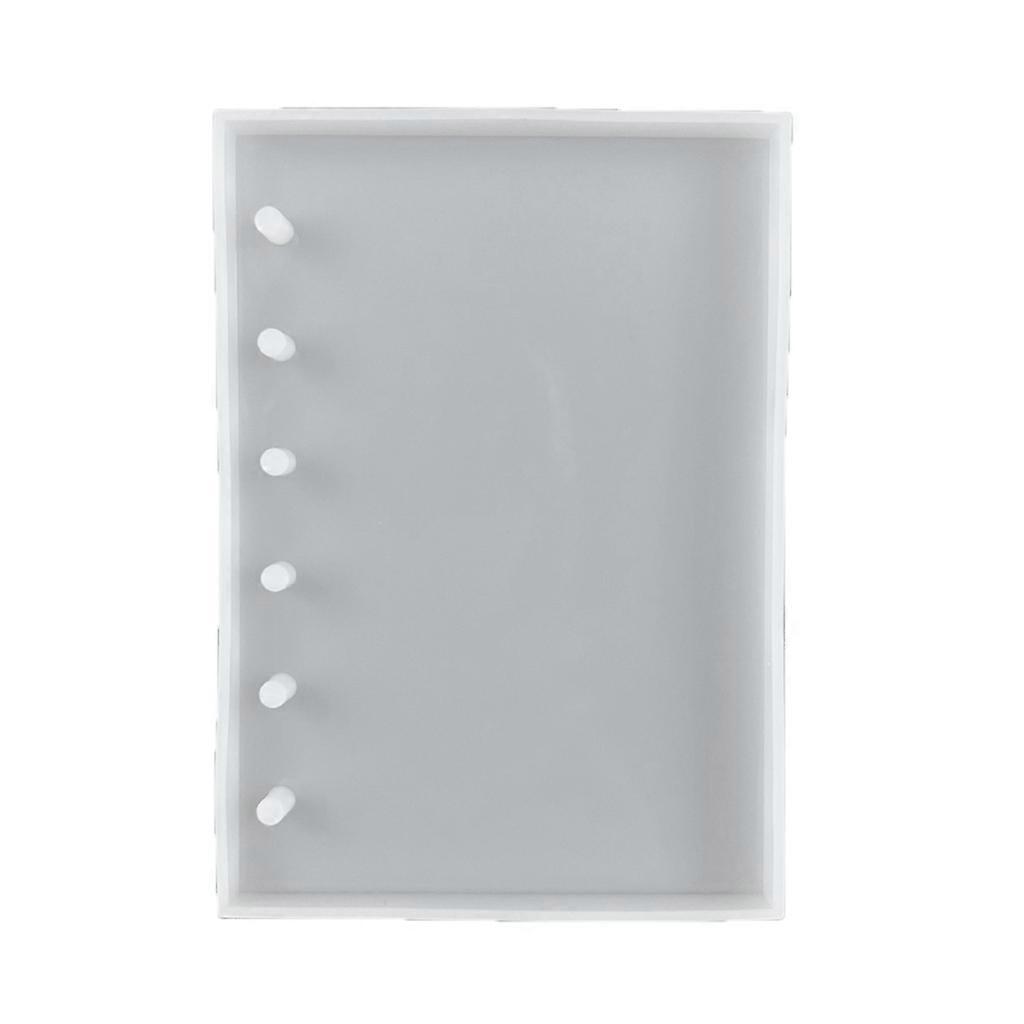 Casting Epoxy Mold Notebook Shaped Silicone Quicksand Moulds for DIY Keychain