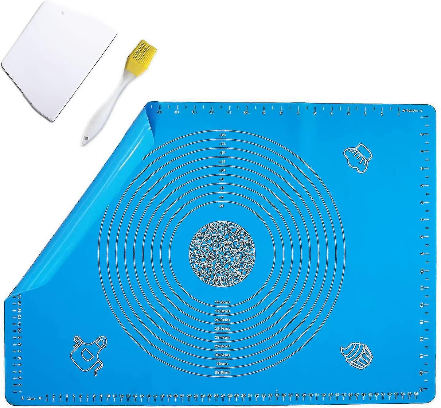 Large Silicone Pastry Baking Mat 25.6" X 17.7" Thick