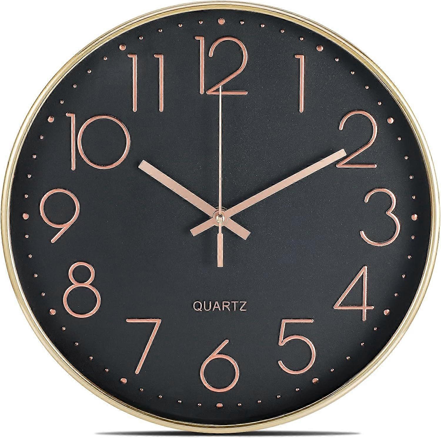 Quiet Silent Quartz Analog Wall Clock - 30Cm - No Ticking - Analog Wall Clock