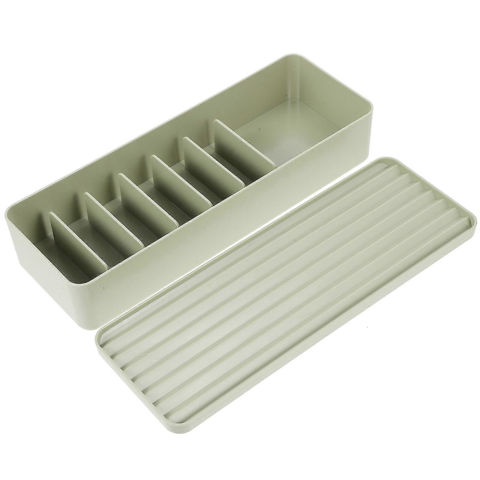 Plastic Cord Storage Box with Lid Wire Management Box Desktop Cable Storage Box for Home
