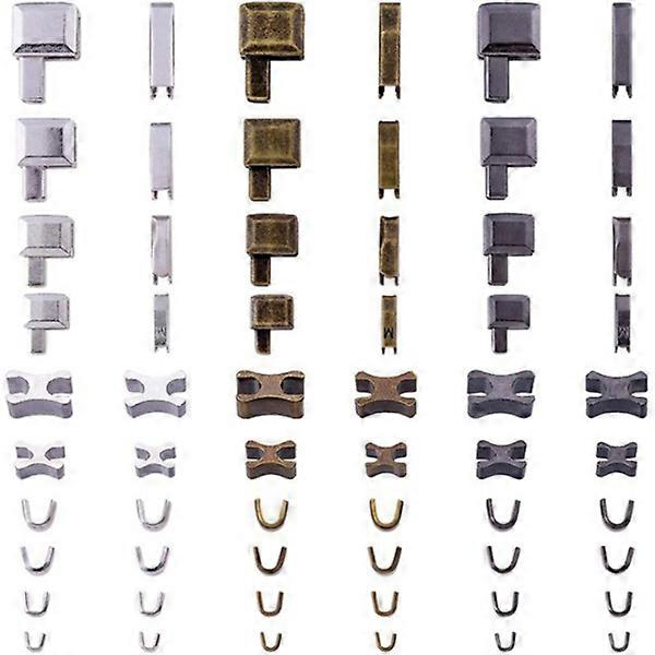 1 Set of Zipper Bottom Stops Replacement Zipper Stops Zipper Repairing Stops Zipper Tops Stops