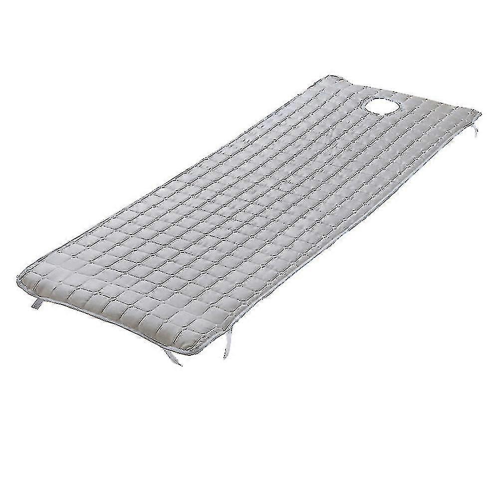 Mattress For Massage Table Bed With Hole, Beauty Pad, Non-slip Cushion 185x70cm Gray-dwdz
