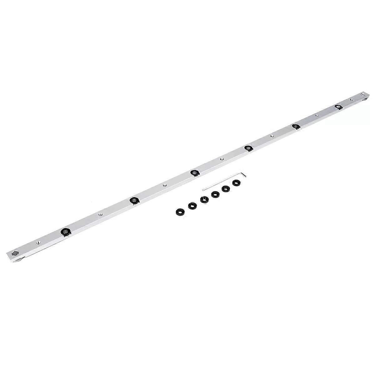 100% New Upgraded 88cm Miter Bar for Table Saw Woodworking, Adjustable Runner with Universal Threaded Mounting Holes
