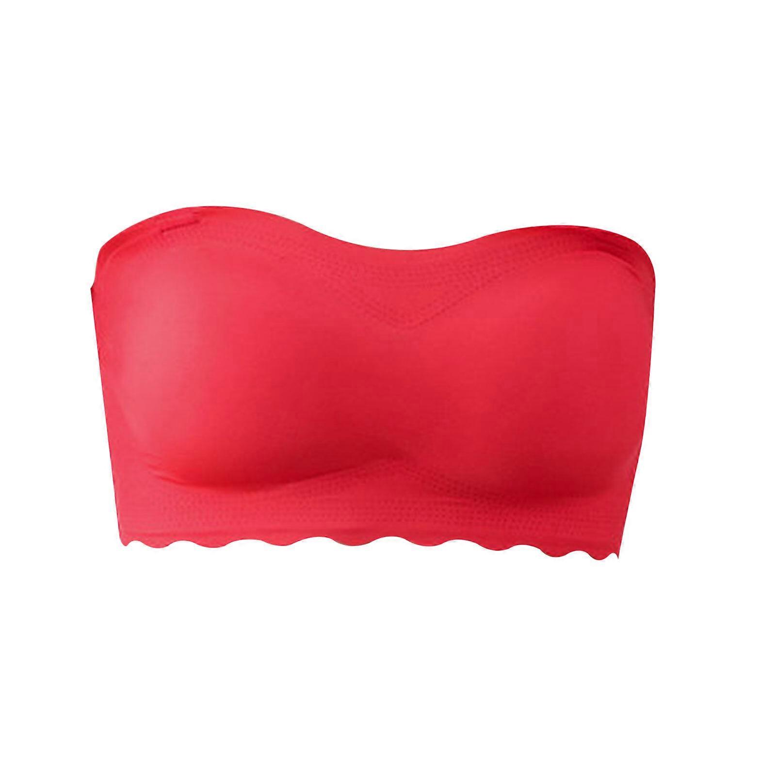 Fabulous Strapless Bra with Push Up, Plus Size Invisible Bra for Big Breasts