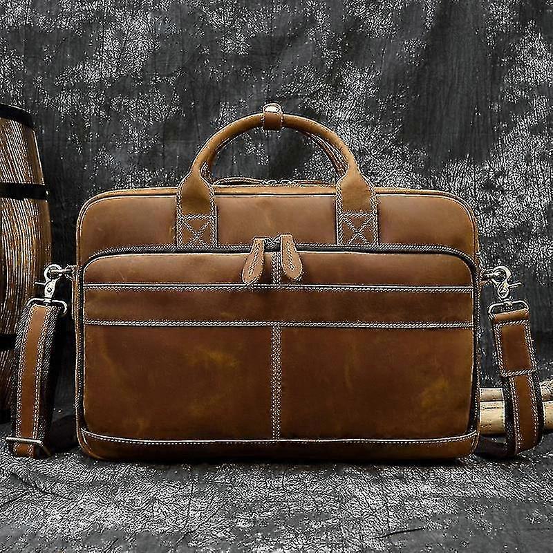 Männer Echtleder Laptoptasche