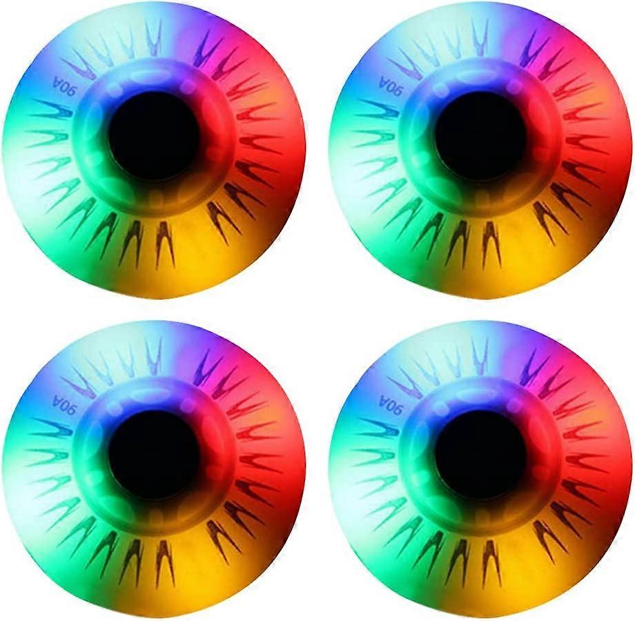 Inline Skate Wheels, 4 Pcs LED Flash Blinking Skate Wheels Replacement Wheel 72mm/76mm/80mm Inline