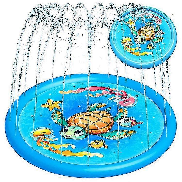 170cm屋外草水スプレーパッド、子供用ゲーム屋外インフレータブル水スプレーパッド