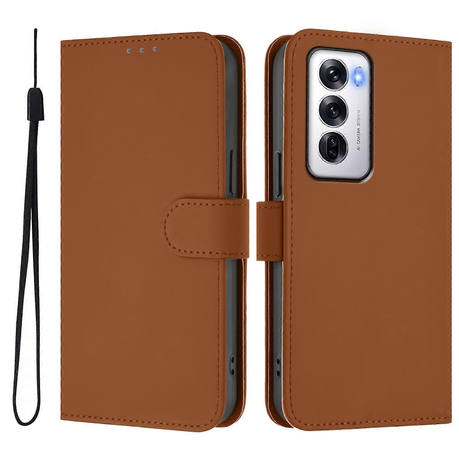Lanyard PU Case For OPPO Reno12 5G Global