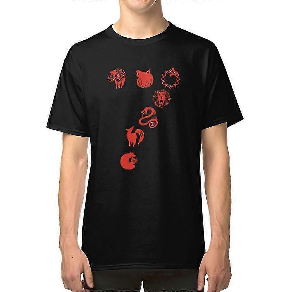 Seven Deadly Sins T-shirt Retro design