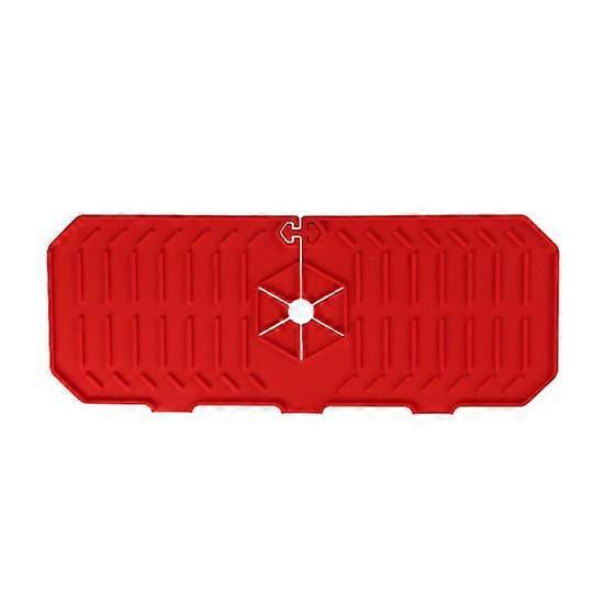 Kitchen Sink Splash Guard Faucet Mat Soft Flexible Simple Installation Quick Dry Countertop Faucet Mat Sink Drip Catcher Tray
