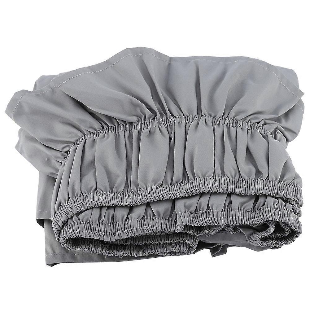 Pleated Polyester Bed Skirt Stretch Ruffle Easy-Wear Valance (Double Bed)