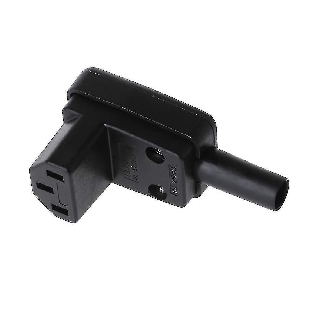 C13 Power Plug IEC 320, 90 Angle Rewirable Cable Connector for Power