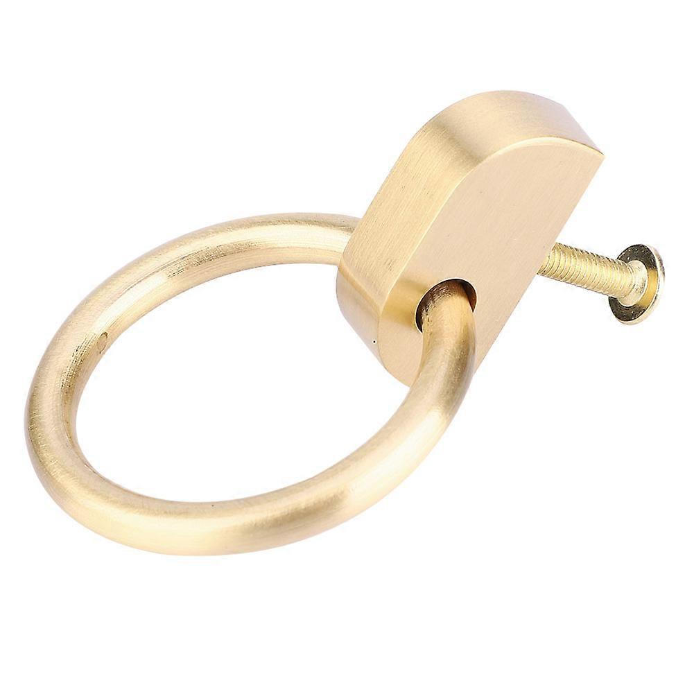 Single Hole Brass Handle Cabinet Drawer Pull Handle for Household Use 60x42x15mm