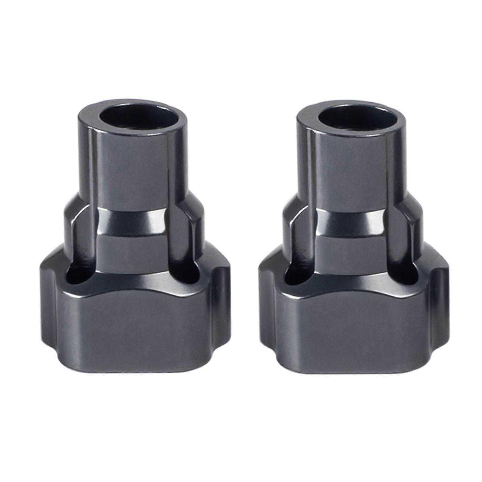 1Pair Anti-Rust RC Rear Shaft Axle Sleeve Device Universal Upgrade Alloy Kits Toy Accessories of 1/8 R/C Off Road Buggy Titanium