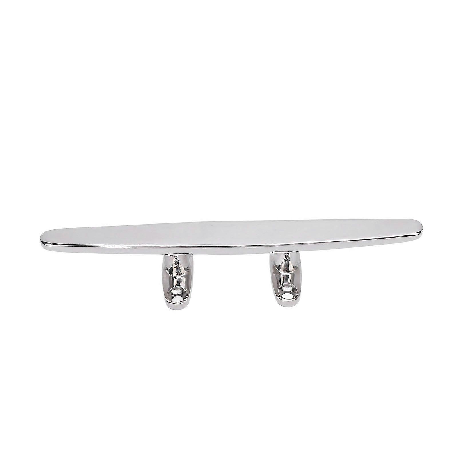 10in Dock Cleat 316 Stainless Steel Polished Heavy Duty Deck Rope Cleat for Boat Yacht Marine MK7630