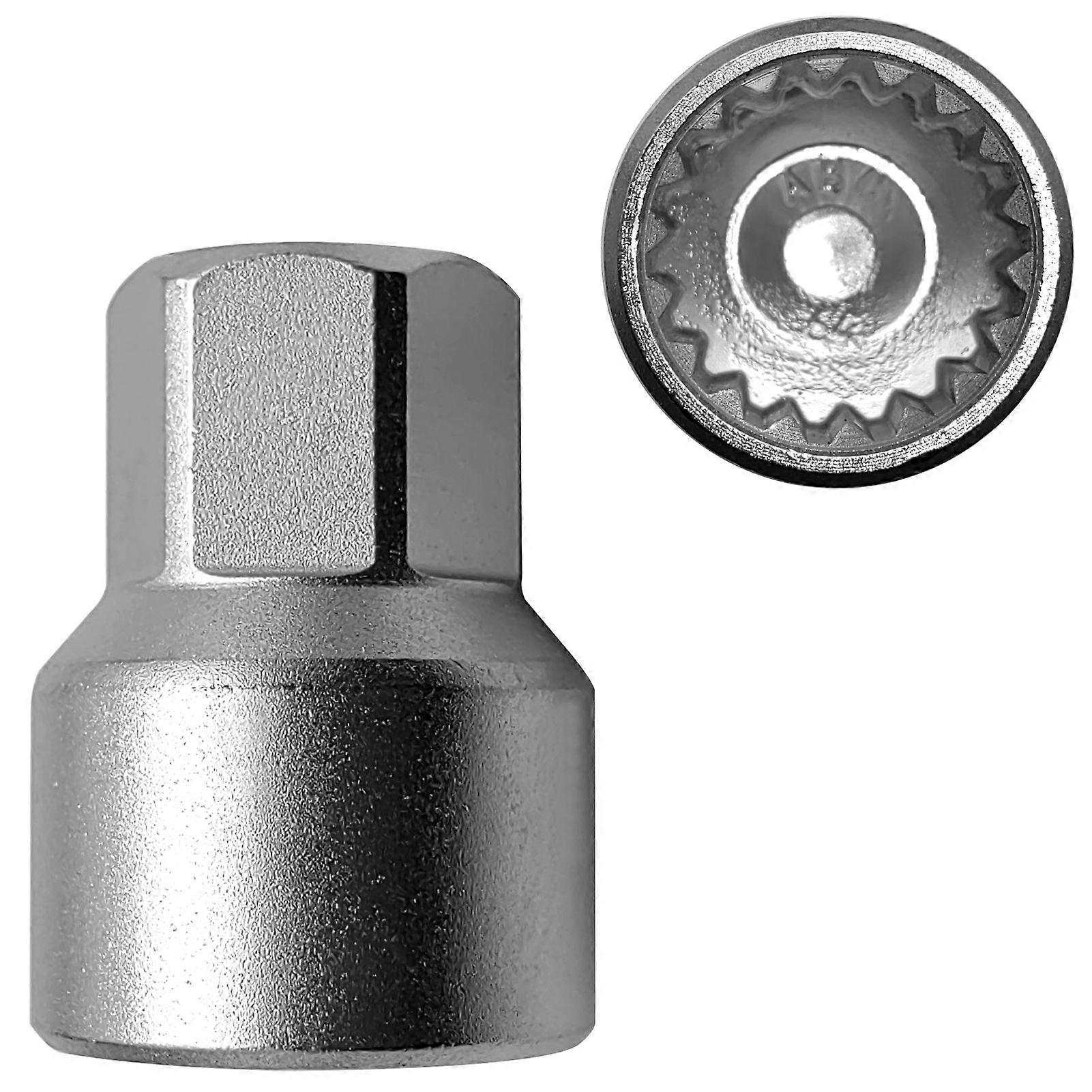 Wheel Locking Nut Key Replacement for Porsche, 64 Thin~walled Wheel Lock Nut Socket Adapter, Wheel Anti~Theft Lug Nut Removal Tool MK1753