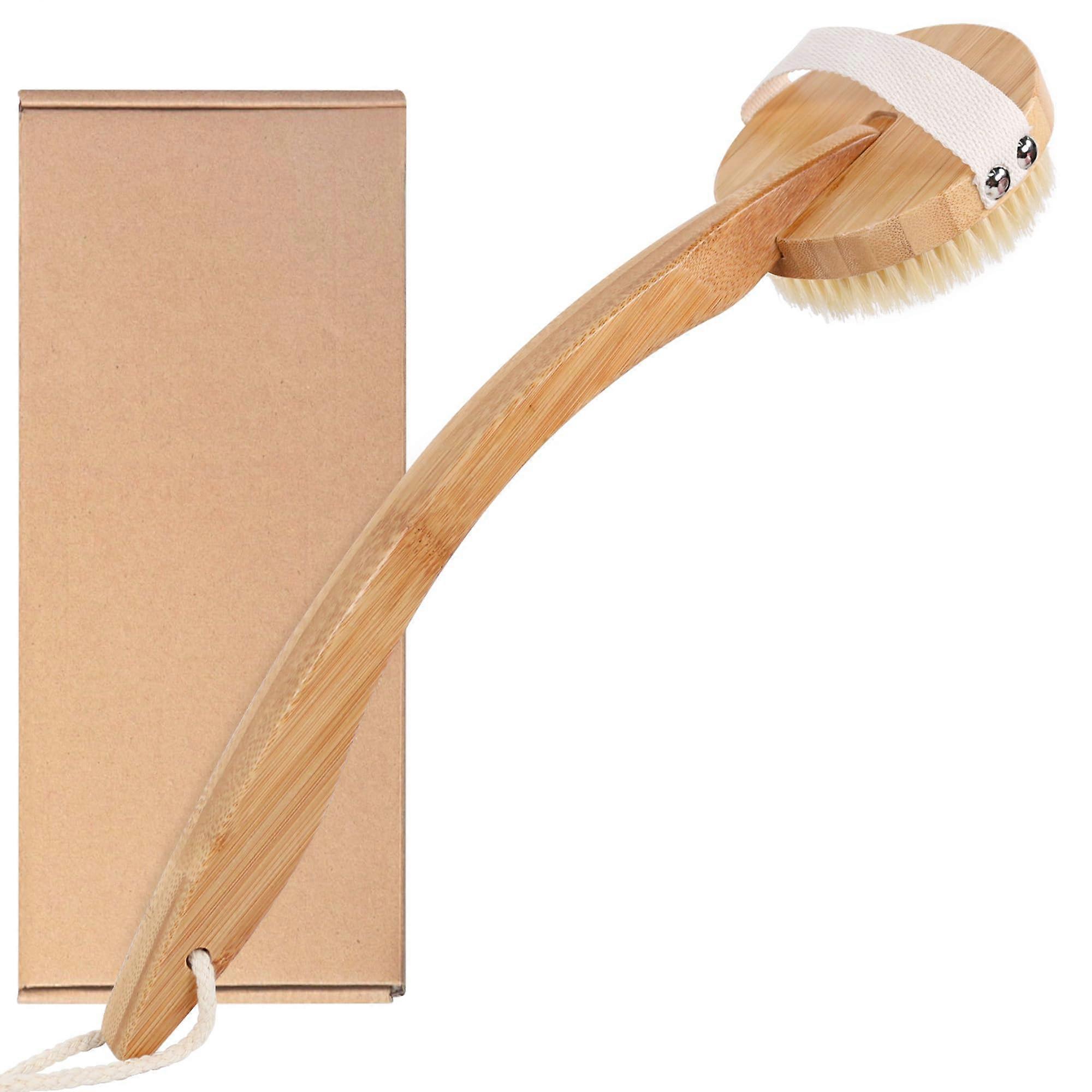 Removable Round - bristle Body Brush for Customized Cleaning