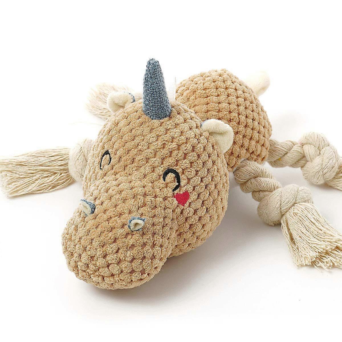 Large Squeaky Stuffed Dog Toy for Puppies and Small to Large Breeds - Soft Plush, Ideal for Chewing and Playing