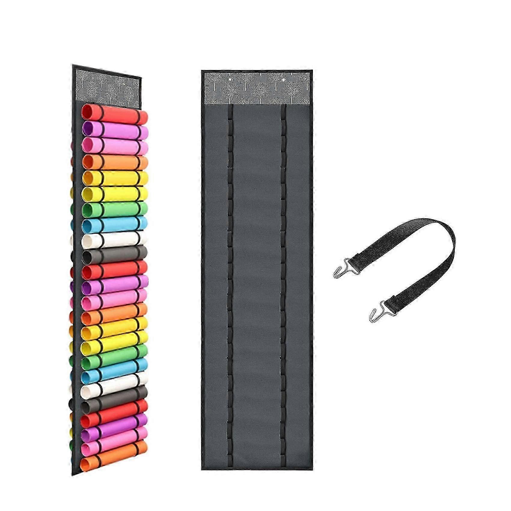 מחזיק גליל ויניל עם 48 תאים, מארגני חדר יצירה קיר גליל ויניל ומארגני חדר יצירה